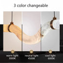 Axyaa Marble Pendant Light: Elegant Indoor Ceiling Chandelier for Living, Bedroom, Dining Room