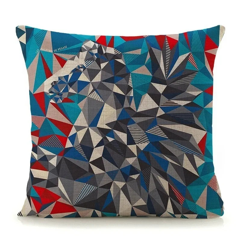 Luxury Abstract Art Pattern Pillow Cover by Axyaa - 45x45cm