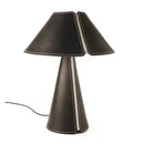 Axyaa Leather Bedroom Table Lamp - Retro Nordic Design for Modern Minimalist Style
