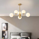Axyaa Nordic Glass Ball Chandelier Pendant Lamp for Home Indoor Lighting