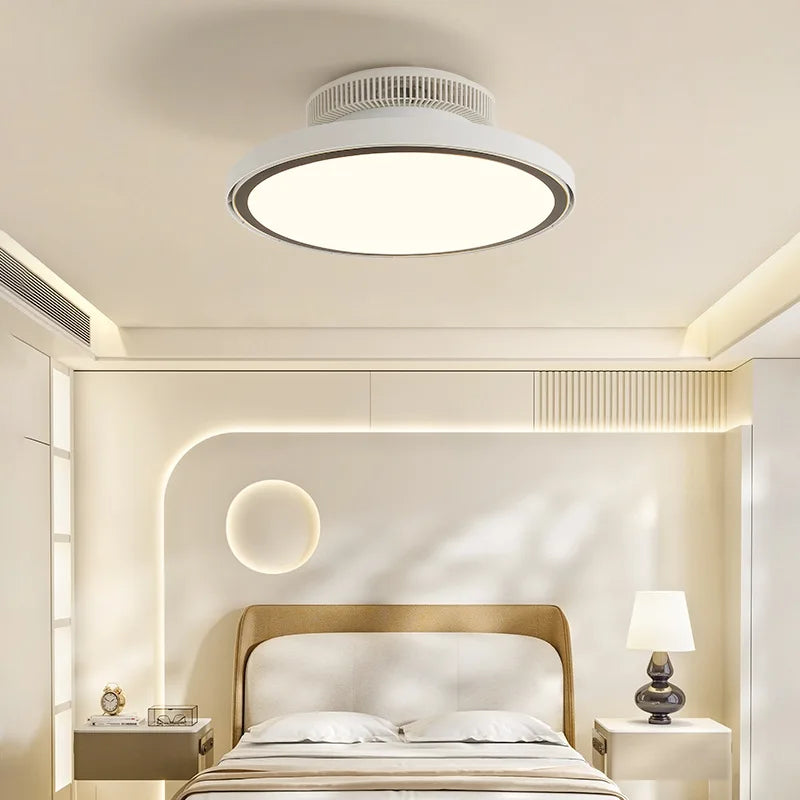 Axya Invisible Blade LED Ceiling Fan: Modern & Dimmable with Remote Control