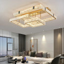 Axyaa Crystal Chandelier Dining Room Ceiling Light Pendant Lamp Luxe Living Room Lighting