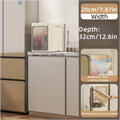 Axyaa 20cm Multi-Layer Slim Storage Cabinet Organizer for Bathroom Kitchen Living Room