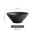 Axyaa Dobonin Noodle Bowl - High Appearance Ramen Bowl for Home