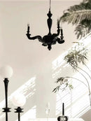 Axyaa Gothic Style LED Chandelier for Elegant Living Room Decor
