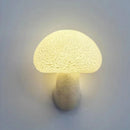 Axyaa White Mushroom Medieval Wall Lamp Outdoor Red Wall Sconce - Waterproof LED Light Fixtures