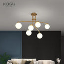Axyaa Modern Nordic Chandelier: Creative Minimalist Style for Living Room