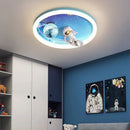 Axyaa Starry Sky LED Chandelier: Modern Bedroom Luxury Ceiling Lamp for Children's Eye Protection