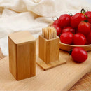 Bamboo Toothpick Box by Axyaa - Restaurant, Creative Holder, Disposable Toothpicks
