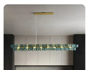 Axyaa Luxury Glass Chandelier: Modern Design for Living Room, Bedroom, Hotel, Bar Counter
