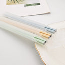 Axyaa Non-Slip Reusable Alloy Chopsticks Set - Healthy, Japanese, Chinese, Korean Dinnerware