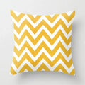 Yellow Giraffe Design Throw Pillow Cover for Home Decor by Axyaa