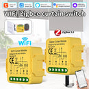 Axyaa Smart Curtain Switch for Roller Shutter Blinds with WiFi ZigBee Control