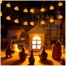 Axyaa Halloween Pumpkin Lanterns LED String Lights for All Saints' Day Party Decoration