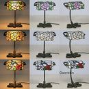 Axyaa Dragonfly Tiffany Glass Table Lamp - Baroque Style Bedroom Lighting