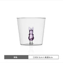 Axyaa 3D Christmas Theme Glass Mug Cup - 300ml - Creative Gift for Girls, Kids, Lovers