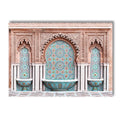Axyaa Moroccan Arabesque Canvas Poster - Islamic Wall Art Decor for Living Room