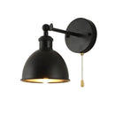 Axyaa Retro Swing Arm Wall Lamp Industrial Bedroom Bedside Light