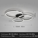 Axyaa LED Ceiling Light: Modern Minimalist, Light Luxury, Creative Circle Design for Home