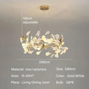 Axyaa Ginkgo Leaf Chandelier: Luxury Designer Art Nordic Branch Lamp