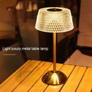 Axyaa Rechargeable LED Touch Night Lamp Glass Table Lamps