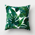 Axyaa Tropical Plant Green Leaves Cactus Pillowcase Living Room Sofa Cushion Cover