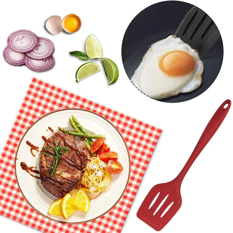 Axyaa Silicone Frying Spatula for Home Cooking