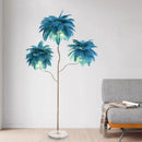 Axyaa Modern Luxury Feather Floor Lamp for Home Decor and Office Lighting