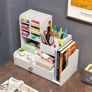 Axyaa Large-Capacity Pen Holder and Stationery Box for Office and School Storage