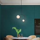 Axya Glass Ball Pendant Lights for Dining Home Bedroom Study Bar Coffee Decor