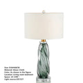 Axyaa Nordic Glaze Table Lamp Modern Art LED Desk Light