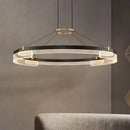 Axyaa Minimalist Ceiling Ring Chandelier Pendant Light for Dining & Living Room