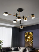 Axyaa Nordic Chandeliers: Dimmable Ceiling Pendant Lights for Living Room, Kitchen, Dining Room