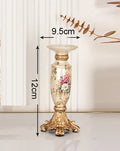 Axyaa Retro Nostalgic Resin Candlestick Set for Home Decor and Parties