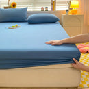 Axyaa Soft Cotton Mattress Cover for Single/Double/King/Queen Bed