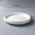 Axyaa Ceramic Nest Plate: Western Steak & Dessert Tray for Kitchen & Dining