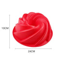 Silicone Spiral Cake Mold by Axyaa: Non-Stick Pan for Sweeties, Jelly, Bread