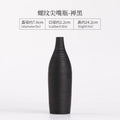 Axyaa Ceramic Flower Vase: Creative Threaded Needle Mouth Floral Display Arrangement