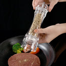 Axyaa Acrylic Salt Pepper Shakers Adjustable Coarseness Ceramic Rotor Kitchen Accessories