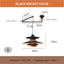 Axyaa Retro Saucer Pendant Lamp for Dining Room & Bar Counter