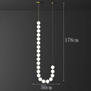 Axyaa Modern LED Pendant Light Chandeliers for Living and Dining Room