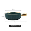 Axyaa Ceramic Breakfast Bowl with Handle, Exquisite Fruit Salad Dish