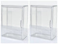 Axyaa Acrylic Display Case with Lid for LABUBU Figures and Decorative Collection Stand