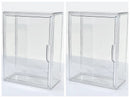 Axyaa Acrylic Display Case with Lid for LABUBU Figures and Decorative Collection Stand