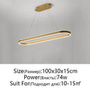 Axyaa Nordic LED Aluminum Ceiling Chandelier for Kitchen Living Room