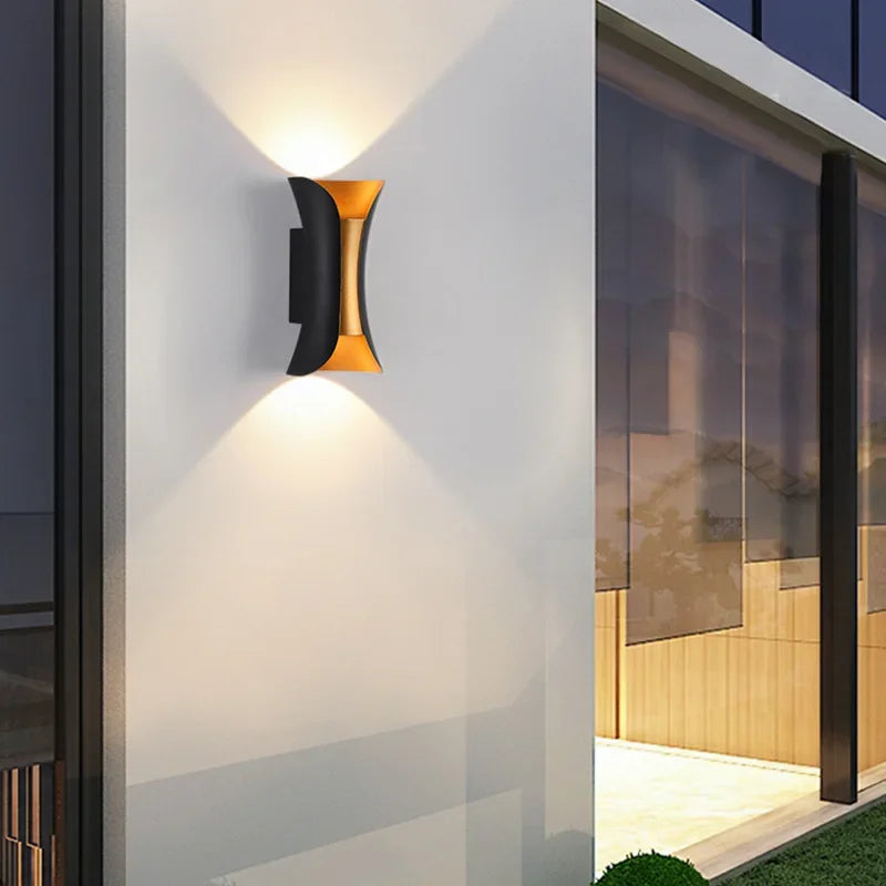 Axya LED Garden Wall Sconce Light Fixture for Modern Outdoor Home Decoration