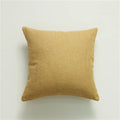 Yellow Linen Sofa Pillow Cover by Axyaa - Super Soft Decorative Throw Pillow Home Decor