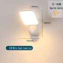 Axyaa Outdoor Sensor Wall Light: Modern, Waterproof Aluminum, Human Body Induction, Garden Patio Lighting