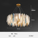 Axyaa Iron Pendant Chandelier for Dinning & Living Room
