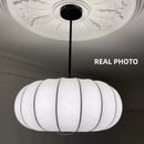 Axyaa Silk E27 LED Pendant Light: Modern Dining & Bedroom Chandelier Droplight